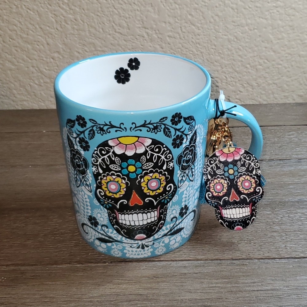 Prima Design Sugar Skull Design Mug + Keychain